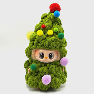 NEW - Christmas Tree Costume for Labubu - Costume Only